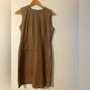 Pascale Vuylsteke leather dress. Size small.